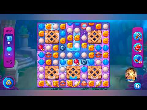 фишдом 2023  #  11089 уровень - прохождение без бустеров # Fishdom,   11089  level - no Boosters.