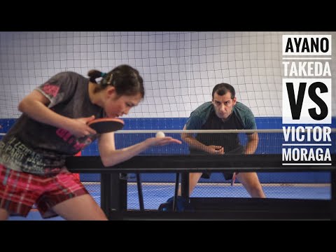 Ayano Takeda (2270) vs Victor Moraga (2133) // Southbay TT Spring Tournament Open Singles RR