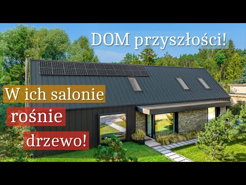 Zbudowali EKO DOM przyszłości! W ich salonie ROŚNIE DRZEWO 🌳 Pasywny DOM MARZEŃ NOWOCZESNA STODOŁA