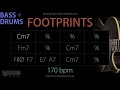 Footprints _ Bass/Drums - 170 bpm (Jazz/Waltz feel) : Backing Track