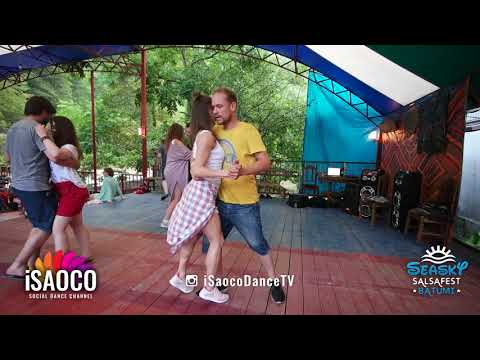 Aleksandr Makarenko and Nataliya Gurina Kizomba Dancing at Seasky Salsafest Batumi, Friday