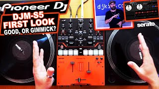 Video thumbnail for Good or gimmick? Pioneer DJ DJM-S5 Battle Mixer -  Full feature review & demo #TheRatcave by djkit®