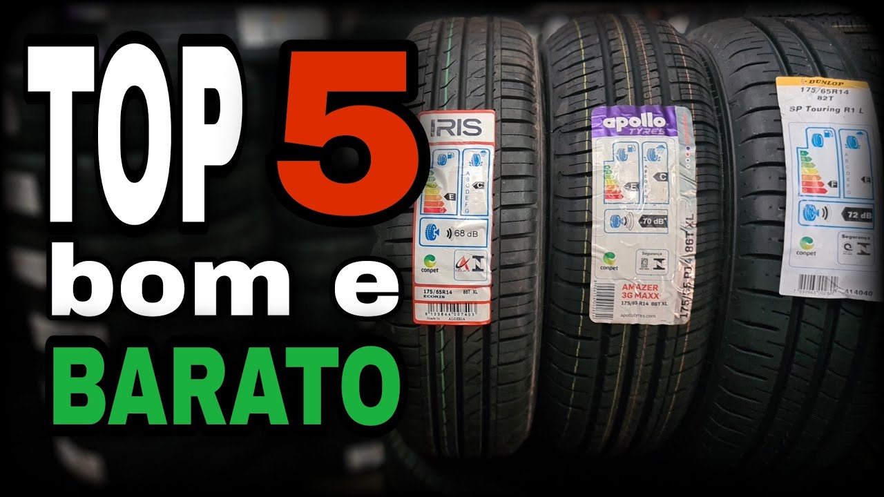 Qual melhor pneu aro 14 por menos de R$290,00 5 pneus duráveis pra você pagar barato.