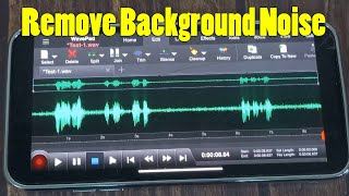 How To Remove Background Noise or Wind Noise For Clear Voice On iPhone & iPad | WavePad