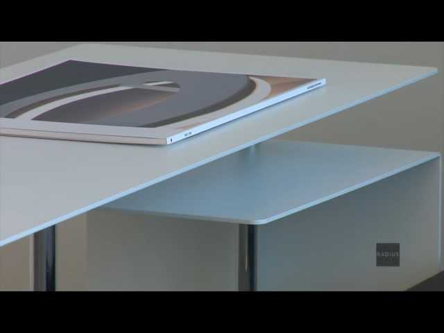 Stolek RADIUS DESIGN (X-CENTRIC TABLE 2 black 570E) černý