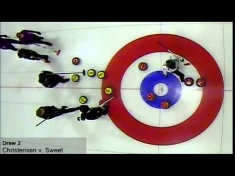 CURLING US Jr. Nationals 2013 - Draw 2 Christensen vs Sweet