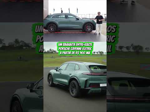 3 METROS DE ENTRE-EIXOS! O segredo do espaço traseiro no novo Porsche Cayenne Eletric! 😱⚡️