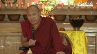 Teaching to Mahamudra Level 6 students from Sherabling.