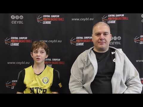 CEYBL U12, 31. 1. 2026, PRESS conference, WKK Wroclaw - Inter Bratislava