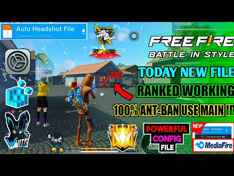 free fire headshot config file🎯🌠ob52 ff aimlock + no recoil regedit‼️ freefire one tap headshot file