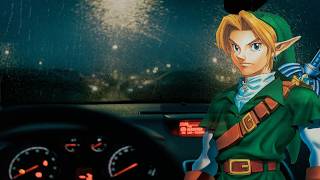 Relax in a Car to Ocarina of Time Music with Rain (Zelda Playlist)