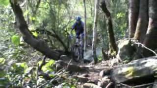 preview picture of video 'Mountainbiking singletrack at Mankele South Africa'