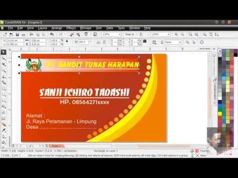 Membuat Kartu Nama Dengan Coreldraw Membuat Kartu Nama Dengan Coreldraw
