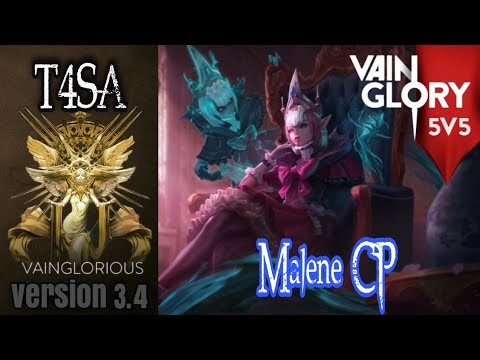 5v5 T4SA | Malene CP - Vainglory hero gameplay from pro player