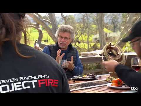 Celebrity Chef Steven Raichlen grills Lamb Steaks on...