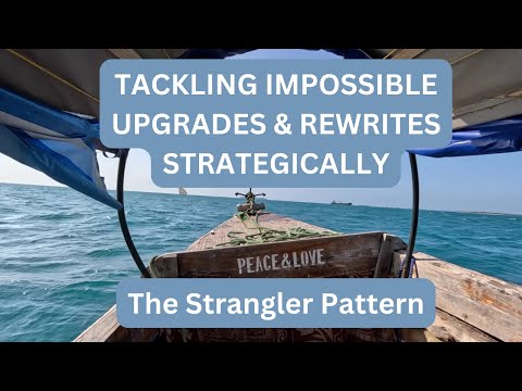 The strangler pattern: doing impossible upgrades and app rewrites in smaller steps