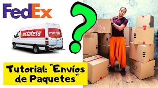 ✅ Cómo hacer ENVÍOS por PAQUETERIA | COMPAÑIAS de Envíos de PAQUETES BARATOS (FedEx/DHL/Estafeta)