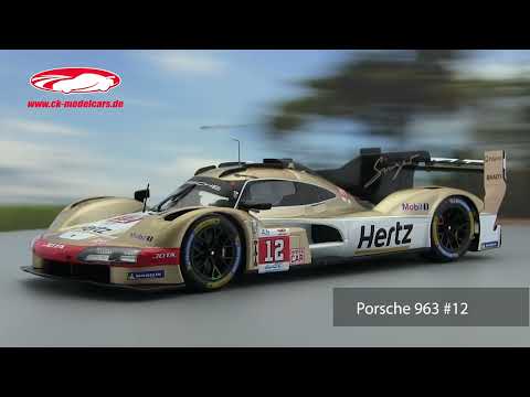 Ixo 1:18 Porsche 963 #12 8th 24h LeMans 2024 Hertz Team Jota