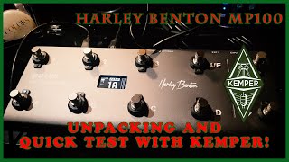 Video thumbnail for HARLEY BENTON MP100 UNPACKING and QUICK TEST WITH KEMPER (simple explanation). by Tommy Vitaly