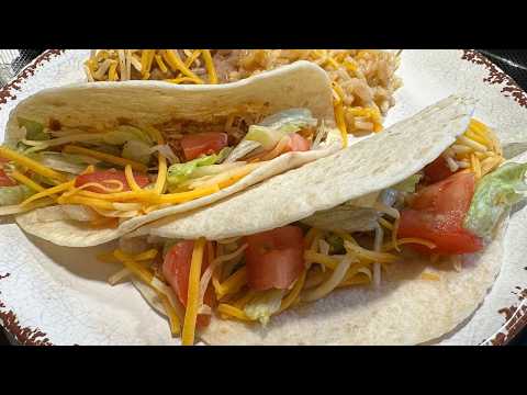 Easy 3-Ingredient Crockpot Chicken Tacos | Dump & Go Dinner Recipe