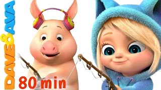 🐷 This Little Piggy | Nursery Rhymes Collection | Nursery Rhymes and Kids Songs from Dave and Ava 🐷