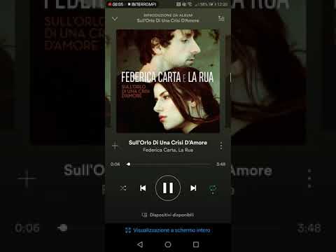 Federica Carta e La Rua - Sull'orlo di una crisi d'amore