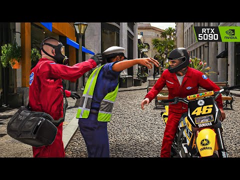 GTA 5 'Jewel Store Heist (Smart)' Mission 8K Gameplay | RTX 5090 Remastered Graphics MOD