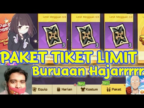 PAKET TIKET LIMITED SSR WAJIB OPM , WAJIB BELI UNTUK SSR LIMITED - One Punch Man The Strongest