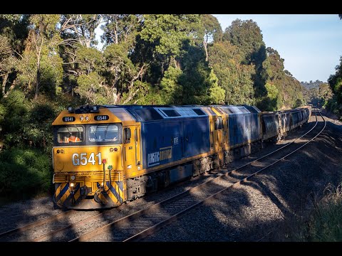G541 and BL29 defeat Warrenheip Bank with 9148 EX Charlton Grain to North Geelong- 20/12/22