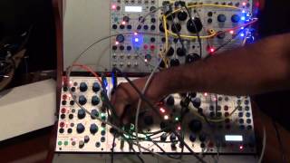 Video thumbnail for Buchla 266e Source of Uncertainity & Verbos 258v Dual Oscillator (edited version) by DJjondent