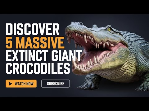 Discover 5 Massive Extinct Giant Crocodiles You Won’t Believe Existed!