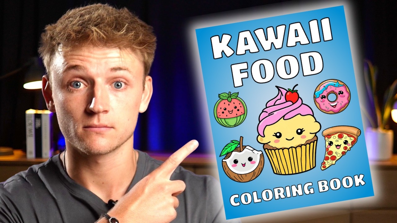 Make $4,000/m Selling AI Coloring Books On Amazon (Step-By-Step)