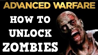 Advanced Warfare - How To Unlock ZOMBIES