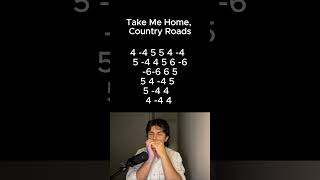 Download lagu John Denver - Take Me Home, Country Roads C harmonica cover  tabs #pocketmelody mp3