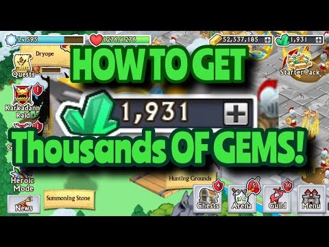 How To Get Free Gems On Knights And Dragons