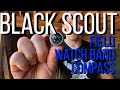 Black scout survival titanium Field Watch Band Compass and FSF-1 Folding knife unboxing