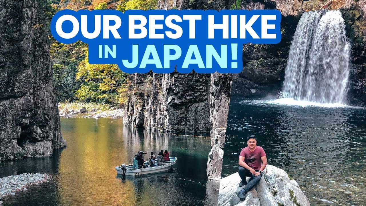 Join a pair of travelers as they explore the breathtaking Sandankyo Gorge in this captivating video.