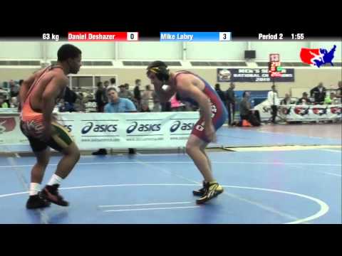 Daniel Deshazer vs. Mike Labry at 2013 ASICS University Nationals - FS
