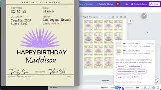 How to use mini alcohol bottle template on Canva