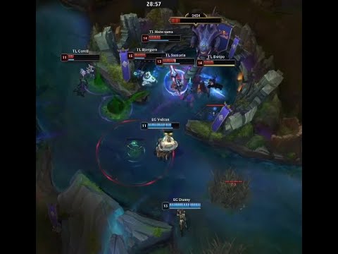 Evil Genius Danny insane Baron steal with Pentakill at LCS