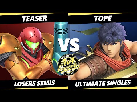 4o4 Smash Night 25 Losers Semis - Teaser (Samus) Vs. Tope (Ike) SSBU Ultimate Tournament