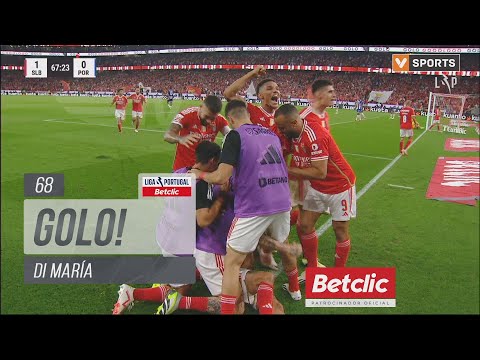 Golo Di María: Benfica (1)-0 FC Porto (Liga 23/24 #7)
