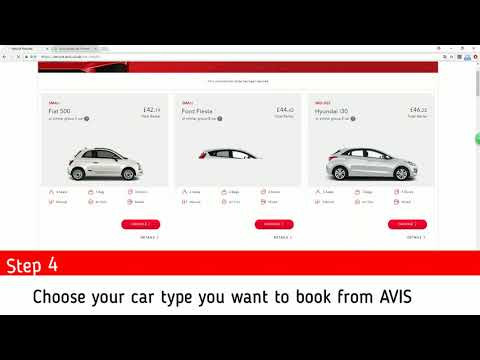 How to Rent Discount Car from Avis