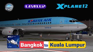 IVAO IFR World Tour 2025 | Korean Air | Bangkok to Kuala Lumpur | X-Plane 12