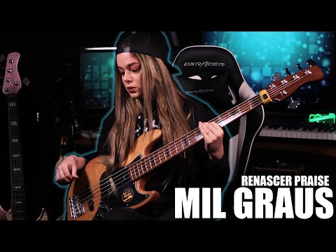 MIL GRAUS - Renascer Praise / VERSÃO @ClovisPinhoVEVO || BASS COVER - Giane Rangel