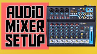 Video thumbnail for Bluetooth Mixer Setup and Tutorial - How to Use an Audio Mixer by Preston Kallshian