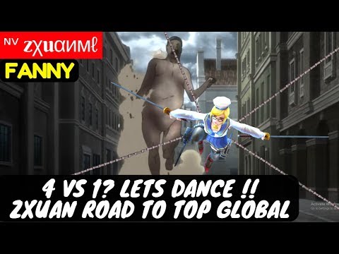 4 VS 1? Lets Dance !! Zxuan Road To Top Global [Zxuan Fanny] | ᶰᵛ zχuαимℓ Fanny Gameplay And Build Video