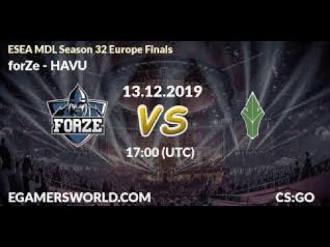 forZe vs HAVU at ESEA MDL Season 32 (BO5)