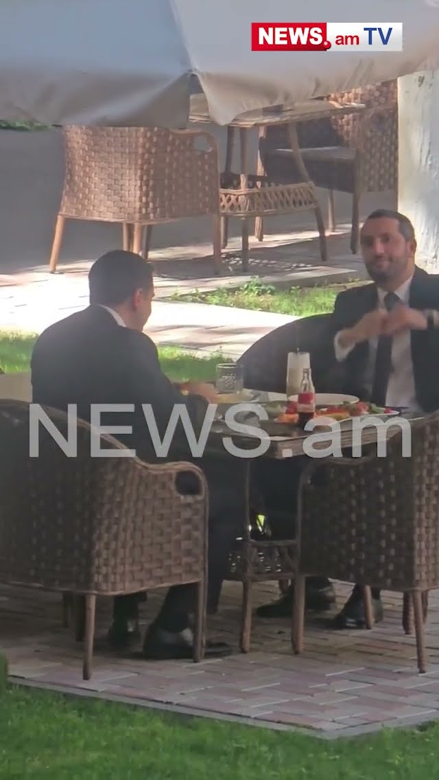 Ալեն Սիմոնյանը ԱԺ-ում է, ճաշում է Ռուբինյանի հետ