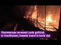 Vlammenzee verwoest oude golfclub in Voorthuizen, tweede brand in korte tijd